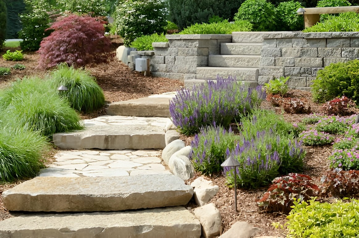 Escalier Jardin Pente Raide