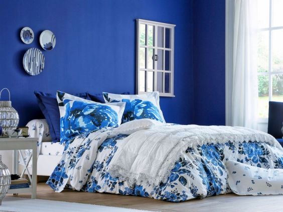 couleur bleu chambre