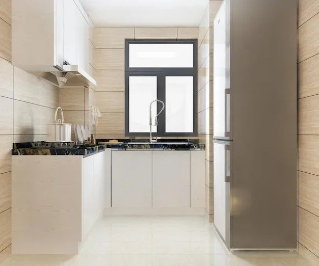 Implantation de la cuisine dans un espace restreint