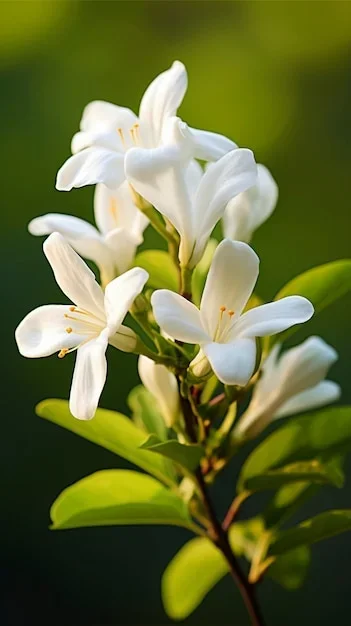Fleurs jaunes de jasmin sur un treillage