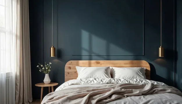 chambre-bleu-nuit-et-bois