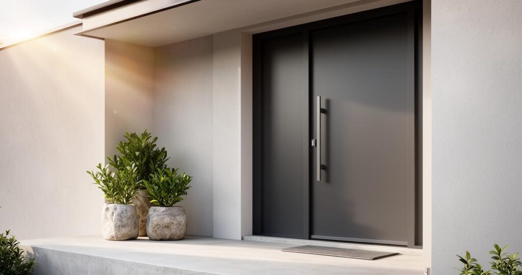 porte d'entrée aluminium