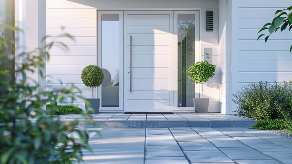 porte d'entrée en PVC